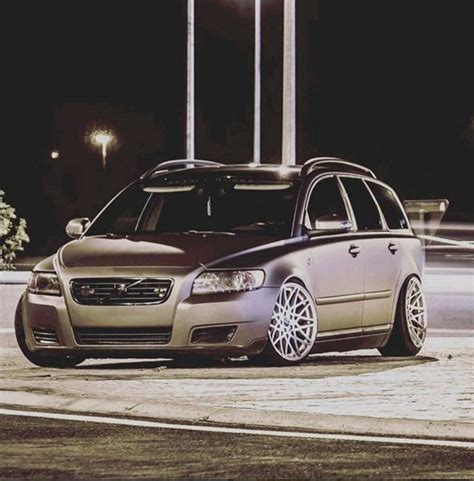 Matte Wrapped V50 With A Low Stance Artur Maksimovich S Car Volvo T5