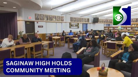 Saginaw High Holds Community Meeting To Address Concerns Youtube