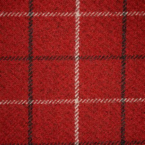 Bamburgh Curtain Fabric In Red Curtain Fabric Terrys Fabrics