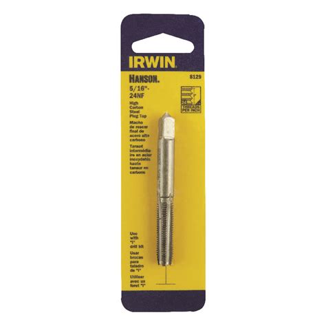 Irwin Hanson High Carbon Steel Sae Fraction Tap 516 In 24nf 1 Pc