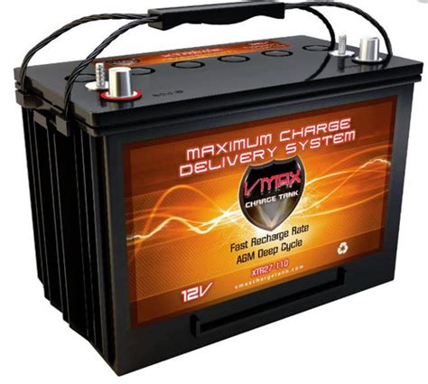 Vmax Charge Tank Slr100 100ah Deep Cycle Agm Solar Battery