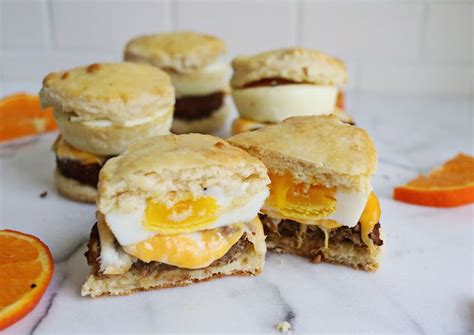 Buttermilk Biscuit Breakfast Sandwiches A Beautiful Mess