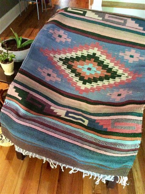 Free Shipping Vintage Southwestern Native American Blanket Etsy