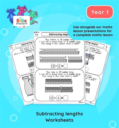 Year 1 Subtracting Lengths Worksheets Year 1 Length And Height