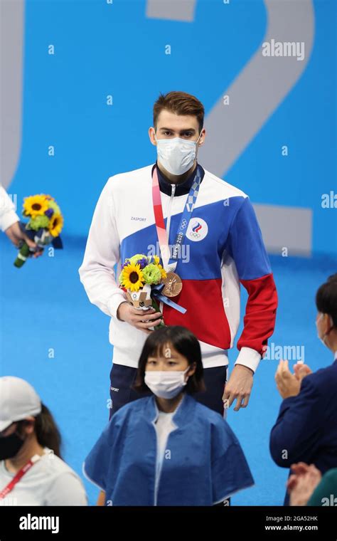 Tokyo Japan 28th July 2021 Kliment Kolesnikov Roc Swimming Men