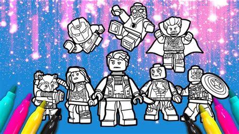 06:21 spiderman vs thanos, avengers infinity war scene, avengers coloring pages, spiderman coloring pages, how to draw spiderman. LEGO Avengers Team Coloring Page | Marvel Superheroes 2 ...