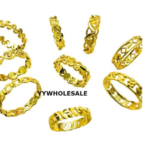 Cincin emas dan dompet wanita tersebut hilang. Design Kedai Emas - 24k Cincin Emas Korea / Gold Plated ...
