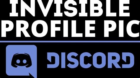 How To Make Invisible Profile Picture On Discord Blank Pfp Discord 2020