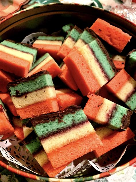 Homemade Rainbow Cookies Rfood