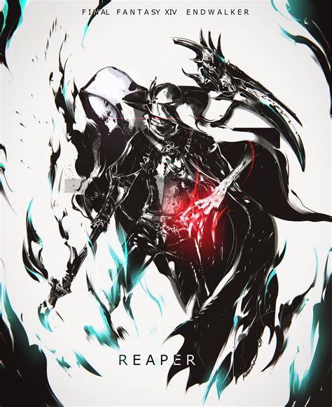 Made A Reaper Fanart So Hyped For Endwalker Rffxiv