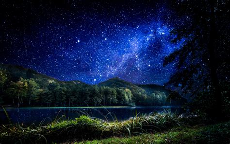 Landscape Stars Wallpapers Hd Desktop And Mobile