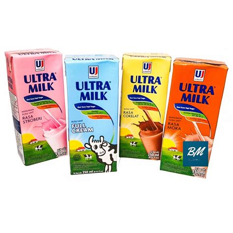 Susu Ultra 250 Ml Susu Uht Susu Ultra Milk 250 Ml Lazada Indonesia