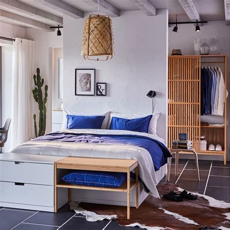 This is an ideal piece for small spaces because sliding door always save some and it features enough storage space. The IKEA Nordkisa bamboo wardrobe is perfect for ...