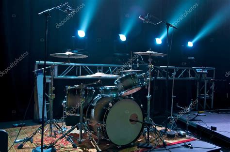 Drum Kit On Stage — Stock Photo © Mnapoli 23103060