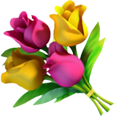 Flower Emoji Png Transparent