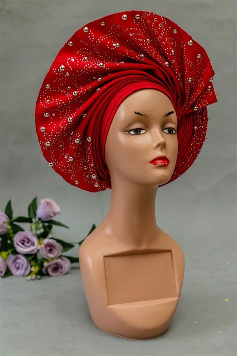 African Head Dress African Hair Wrap How To Tie Gele Reception Outfit Head Wrap Styles