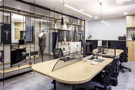 Elissa Stampa Fashion Design Office Open Working Space Clothes The