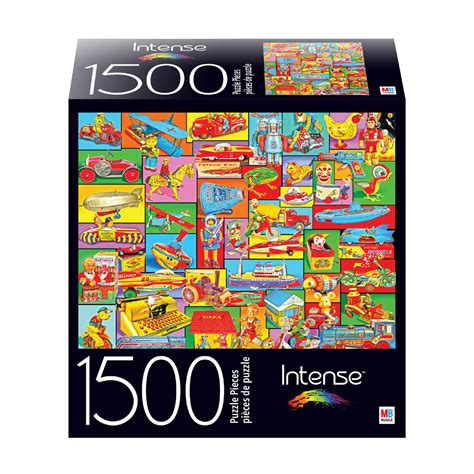 1500 Piece Intense Color Jigsaw Puzzle Vintage Tin Toys Toys R Us