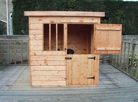 Wooden Deluxe Dog Kennel Pet House Fully Tongue And Grooved Shed In