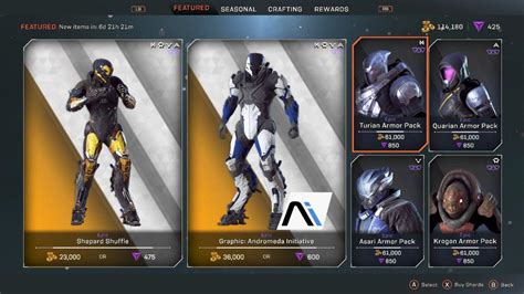 Anthems Heartbreakingly Good ‘mass Effect Armor Sets Are Live For N7 Week