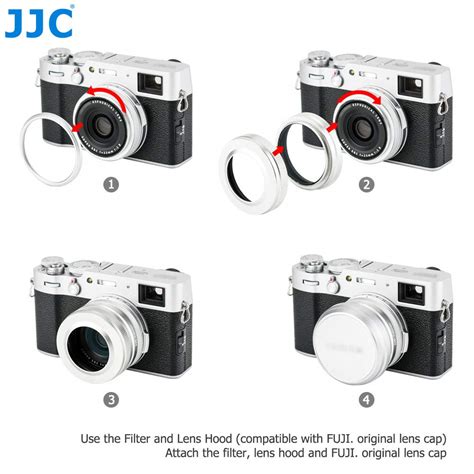 Mua Jjc 49mm Uv Filter Adapter Ring And Metal Lens Hood Kit For