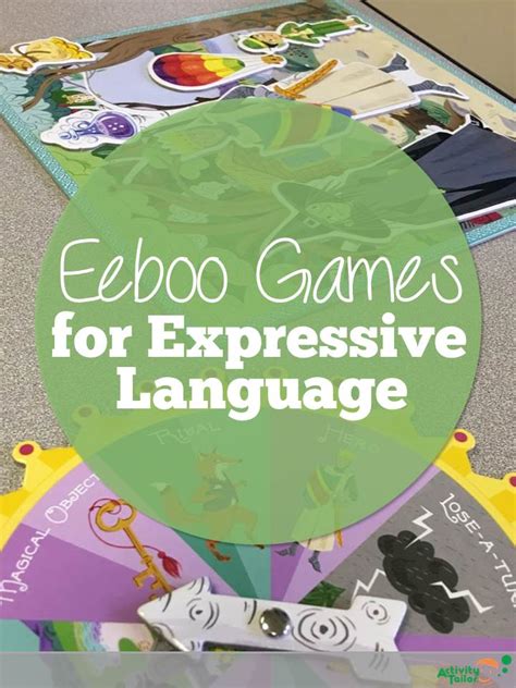 Expressive Language Games Off The Shelves Activity Tailor