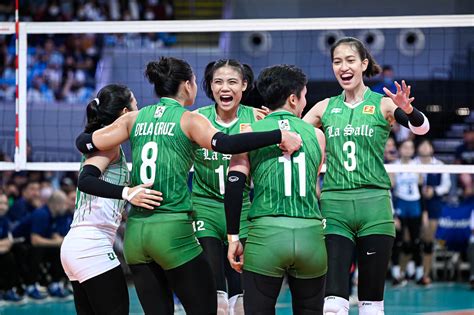 Uaap La Salle Crushes Defending Champion Nu To Sweep Women S