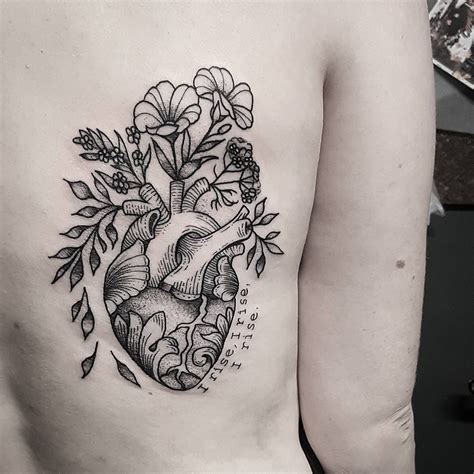120 Realistic Anatomical Heart Tattoo Designs For Men 2019 With