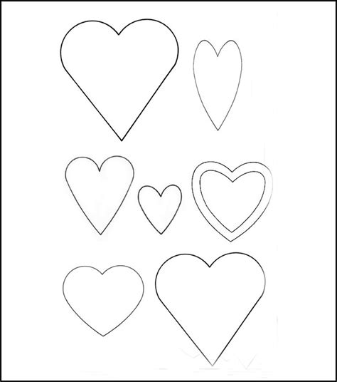 Molde de Coração Pequeno e Grande para Recortar: EVA ... Print the perfect valentine's day stickers for candies, gifts and cards.