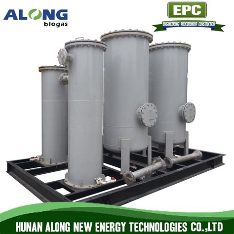 300m3h Biogas Desulfurization System Purify Pre Treatment Equipment