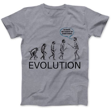 Evolution Funny T Shirt Premium Cotton Athesist Richard Dawkins Charles