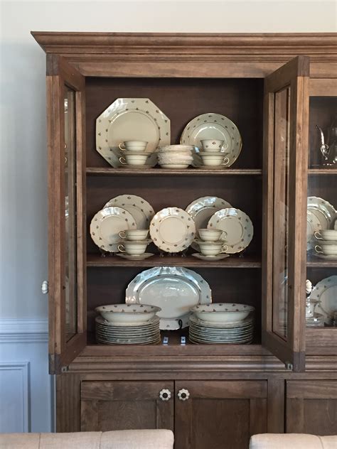 Glass cabinet with live edge drawers. Ana White | RH Inspired Shanty Hutch & Sideboard + glass ...