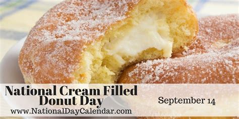 National Cream Filled Doughnut Day Best Event In The World