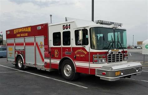 Effingham Illinois Fire Squad 561 Effingham Fire Rescue Fire Trucks