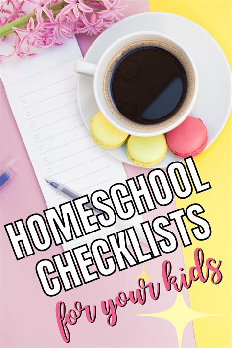 Homeschool Daily Checklist Free Printable 10 Designs Homeschool
