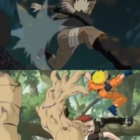 I Rewatched The Naruto Vs Gaara Fight And Realized A Certain Kick