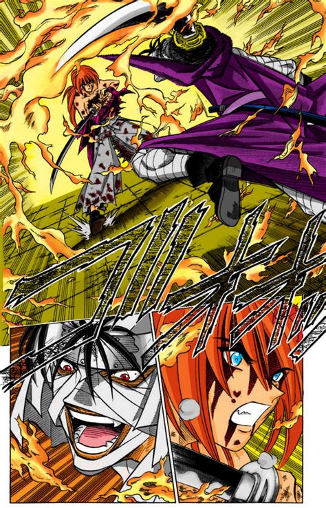Kenshin Vs Shishio Scan Color By L3xxybaby On Deviantart