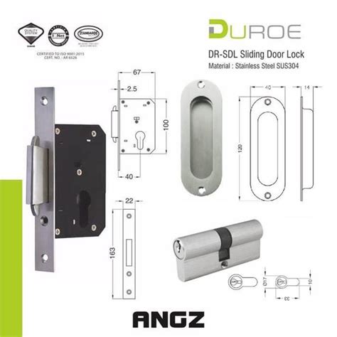 Jual Jual Mortice Lock Sliding Door Lock Body Lock Sleding Door DUROE