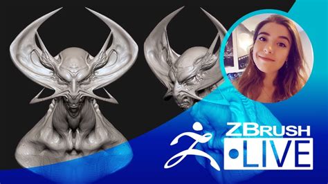Creature Character Concept Sculpting Ashley A Adams A Cubed Episode Zbrushlive