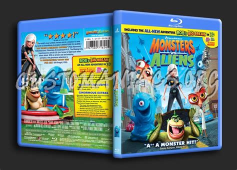 Monsters Vs Aliens Blu Ray Cover Dvd Covers And Labels By Customaniacs