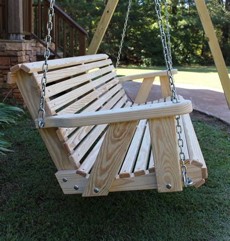 ROLL BACK Amish Heavy Duty 800 Lb 5ft. Porch Swing- Made in USA | Diy ...