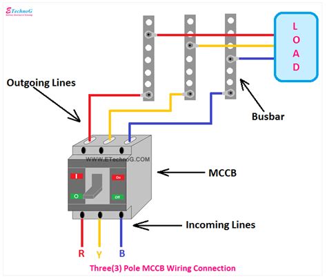 Proper Mccb Connection Diagram And Wiring Etechnog