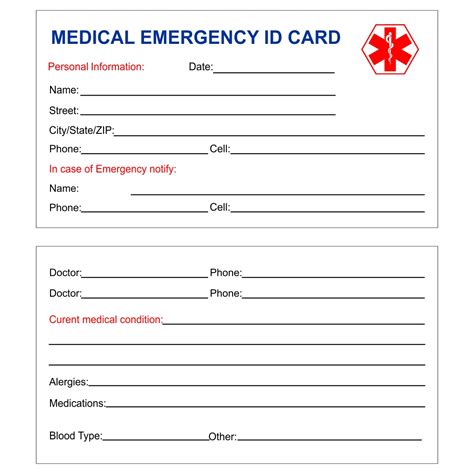 Free Printable Med Cards