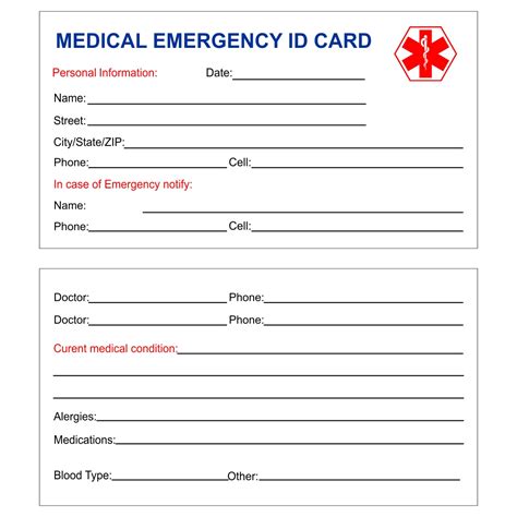 10 Best Free Printable Medical Cards Pdf For Free At Printablee