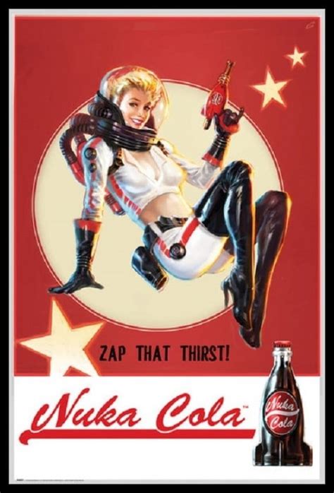 Fallout 4 Nuka Cola Poster Poster Print