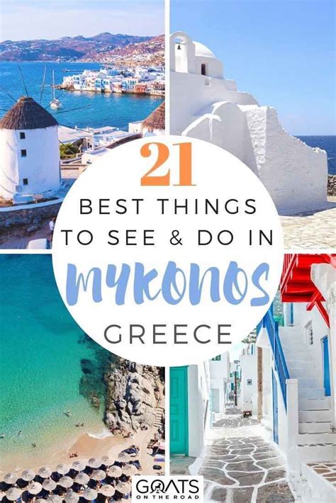 The Best Things To See And Do In Mykonos Greece With Text Overlay