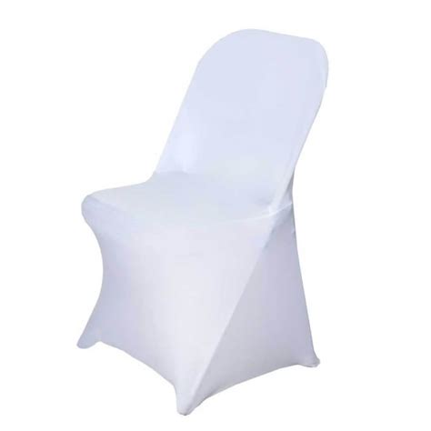 Chaise Pliante Avec Housse Blanche LocMalouin