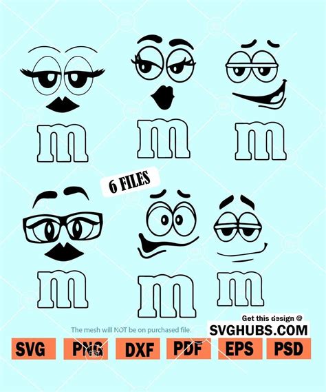M And M Svg Free 260 Svg Images File