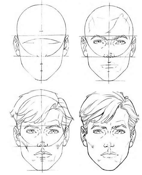 How To Draw A Face 25 Step By Step Drawings And Video Tutorials Face Drawing Drawing People