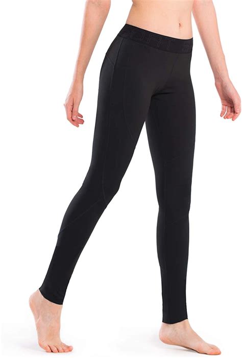 Safort 283032 Inseam Regular Tall Womens Workout Running Leggings Yoga Pants Upf50 Black